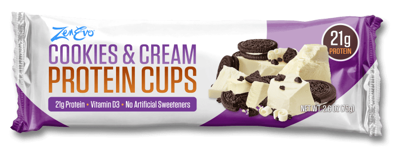 ZenEvo Cookies & Cream Protein Cups