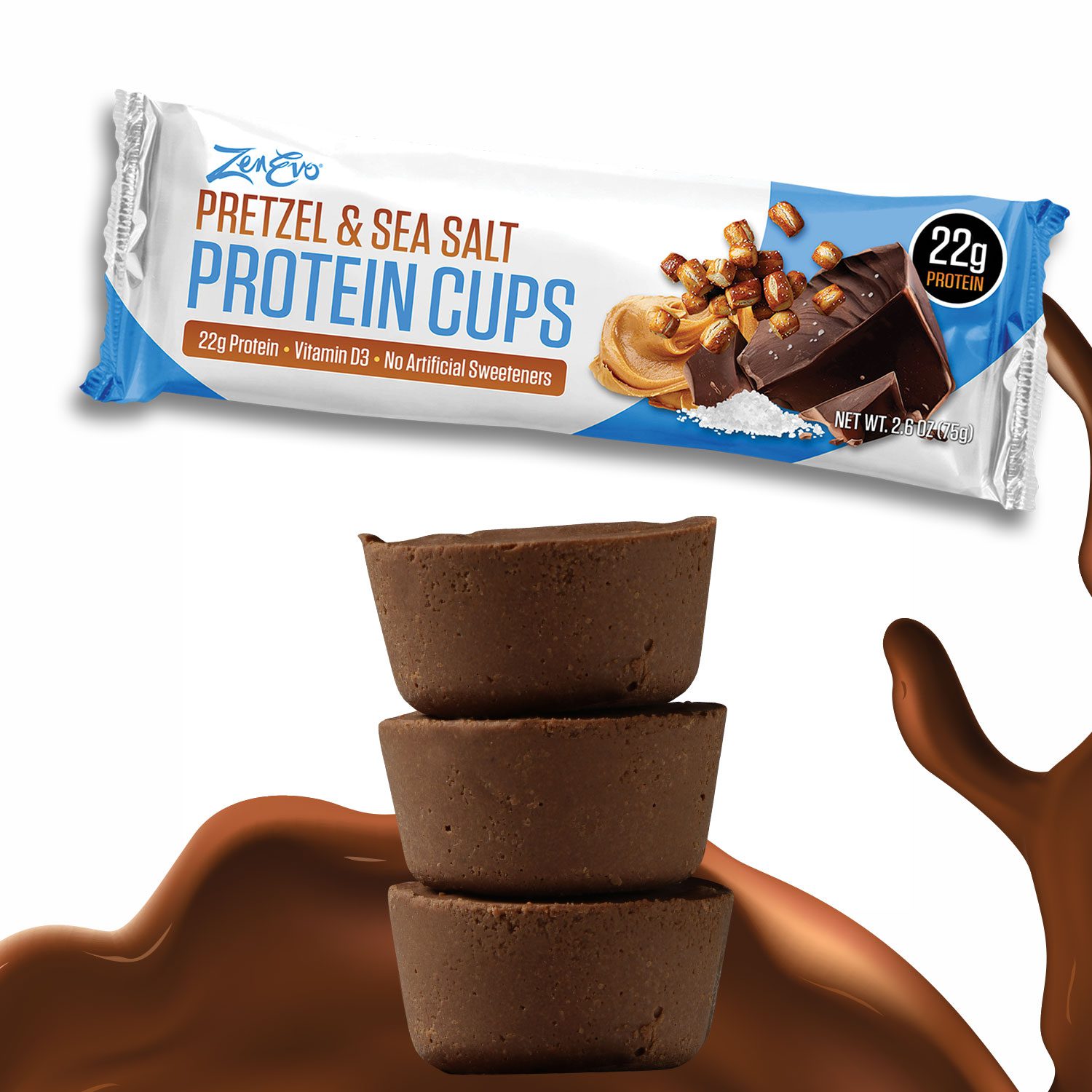 Protein Cups - Pretzel & Sea Salt